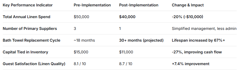 How a Boutique Hotel Reduced Linen Costs by 20%