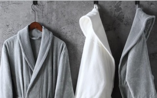 hotel bathrobe linen sustainable supplier