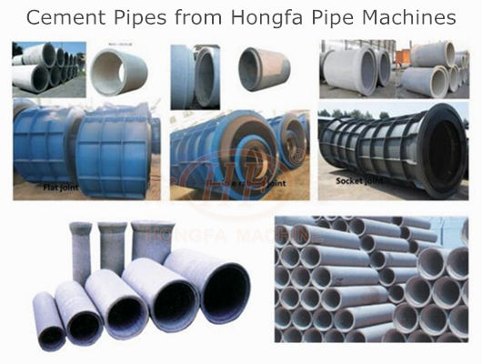 Cement Pipes from Hongfa Pipe Machines Cement Pipes from Hongfa Pipe Machines