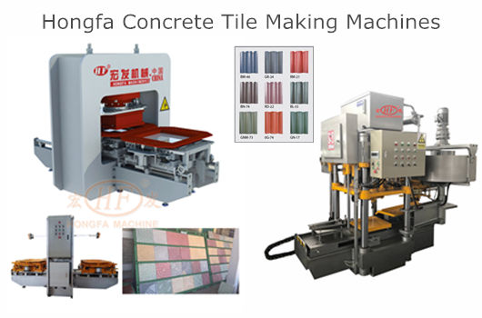 Hongfa Concrete Tile Making Machines Hongfa high quality concrete tile making machines