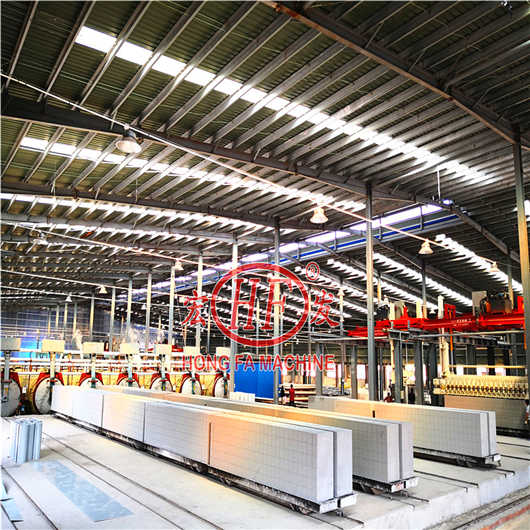 Hongfa AAC block production line AAC wall panel machinery