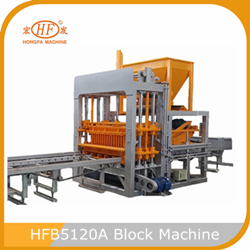 Hongfa HFB5120A QT6 Cement Brick Automatic Block Making Machine Hongfa high quality concrete block machine HFB5120A
