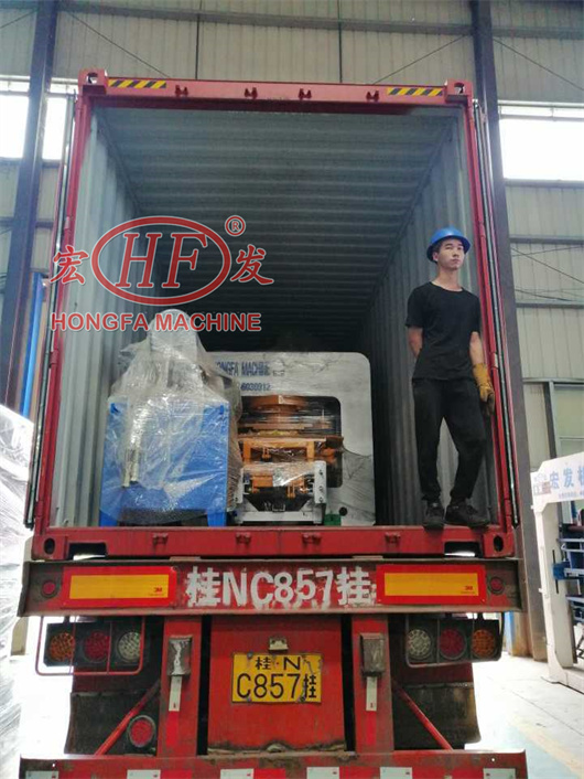 Hongfa deliver hydraulic cement terrazzo press floor tiles machines to Mali