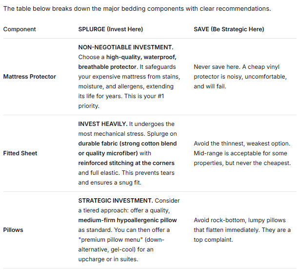 When to Splurge vs. Save on Your Hotel Bedding Investment