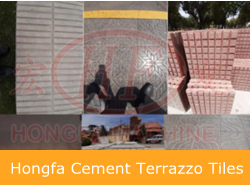 Hongfa concrete terrazzo tile machine makes cement floor tiles Hongfa concrete terrazzo tile machine makes cement floor tiles