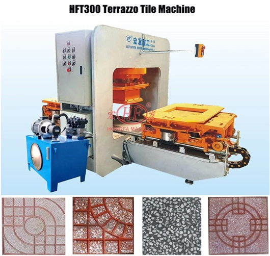 Hongfa hydraulic terrazo tiles interlock tile making machine Hongfa Terrazzo Tile Floor Making Machine