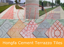 Hongfa terrazzo tile machine to make the floor tiles Hongfa terrazzo tile machine to make the floor tiles