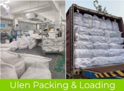 Ulen Packing & Loading for hotel bathrobe towel and bed sheet