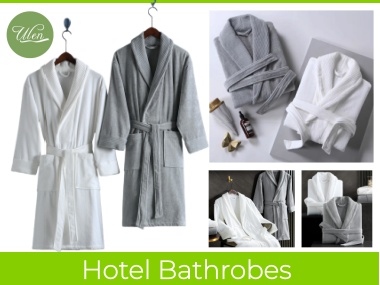 High quality of Waffle Terry Cotton velvet bathrobe