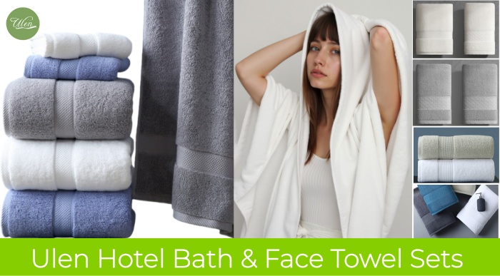 Hotel Bath & Face Towel Sets Hotel Bath & Face Towel Sets
