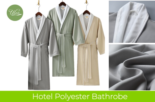 Hotel Polyester Bathrobe