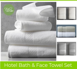 Hotel bath face towel sets