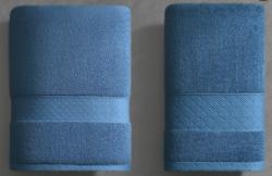 New Hotel Bath & Face Towel Sets Blue Color New Hotel Bath & Face Towel Sets Blue Color