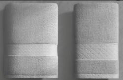 New Hotel Bath & Face Towel Sets Grey Color New Hotel Bath & Face Towel Sets Grey Color