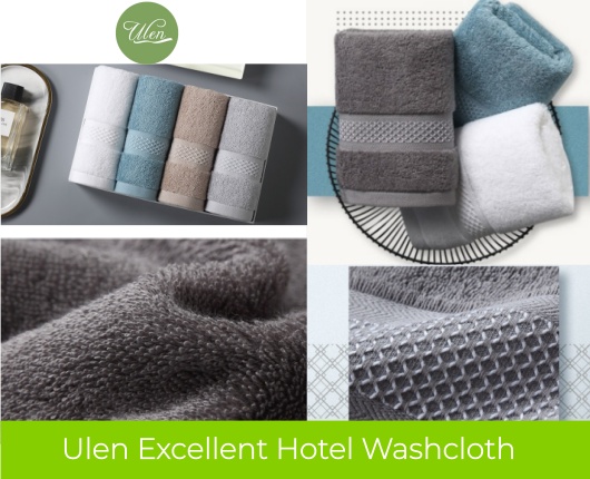Ulen Excellent Hotel Washcloth New