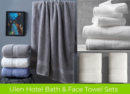Ulen Hotel Bath & Face Towel Sets