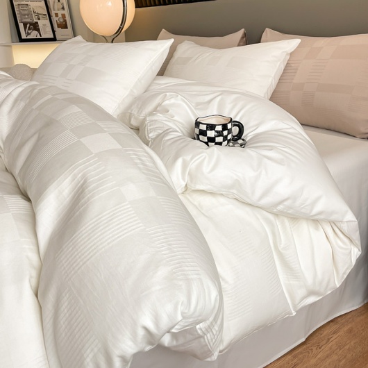 commercial grade sateen jacquard bedding set bulk order