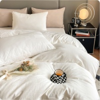 custom jacquard weave sateen bedding for hotels