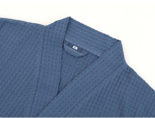 quick dry waffle bathrobe for hotel poolside