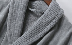 wholesale hotel cotton velvet bathrobe bulk order
