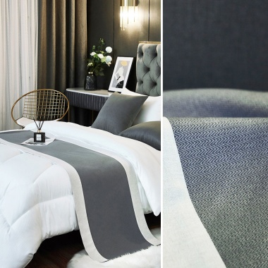 cotton vs polyester hotel bed runner durability comparison