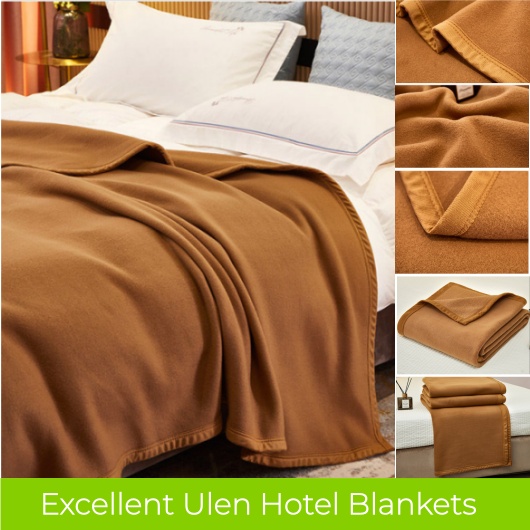custom embroidered hotel blankets