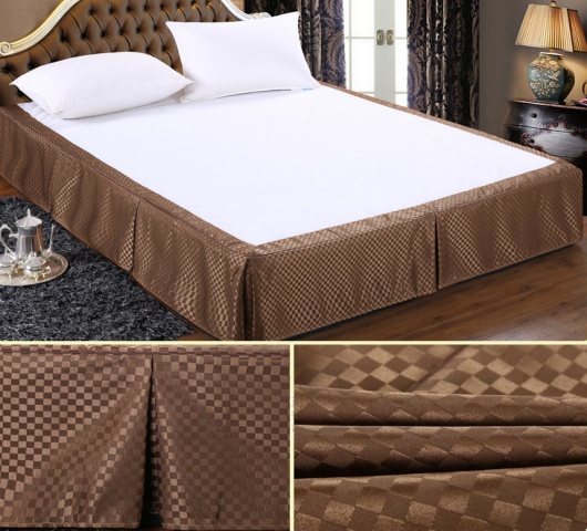 custom size hotel bed skirts 18 inch drop for platform beds