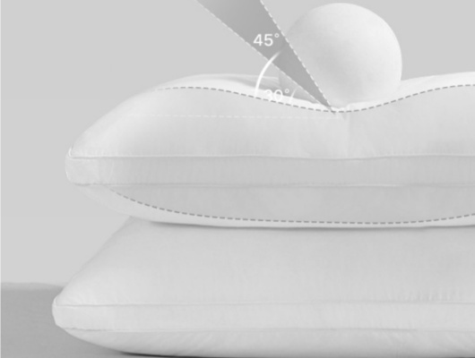 luxury hotel pillow inserts with 233T cotton shell goose down fill luxury hotel pillow inserts with 233T cotton shell goose down fill