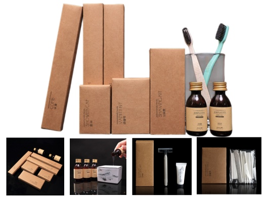 luxury series with Kraft paper card box dental kit