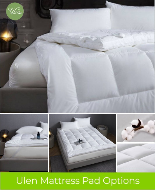 premium gel memory foam hotel mattress topper for luxury suites