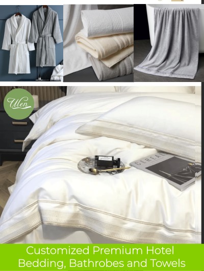 Your reliable bulk supplier for hotel bed linen, bathrobe and towel 