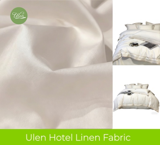 Fabric Weaves for Ulen Hotel Linens Fabric - Sateen Weave
