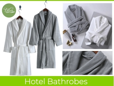 New Ulen Mytoucher High-quality-of-Waffle-Terry-Cotton-velvet-bathrobe