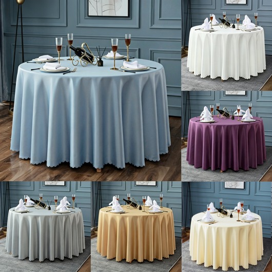 Ulen customization easy care stain release tablecloths with matching napkins