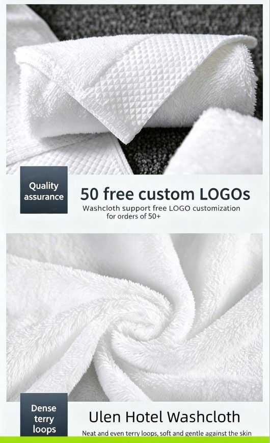 Ulen 650 GSM Hotel Washcloths – 13×13 Inch 100% Combed Cotton Face Towels for Luxury Hospitality Ulen 650 GSM Hotel Washcloths – 13×13 Inch 100% Combed Cotton Face Towels for Luxury Hospitality