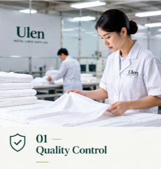 Ulen linen quality control from material selection to finished-product inspection Ulen linen quality control from material selection to finished-product inspection