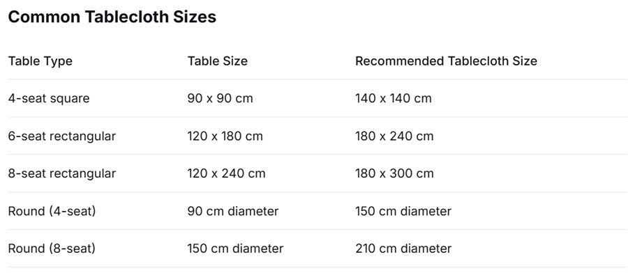 Ulen mytoucher available Tablecloth size