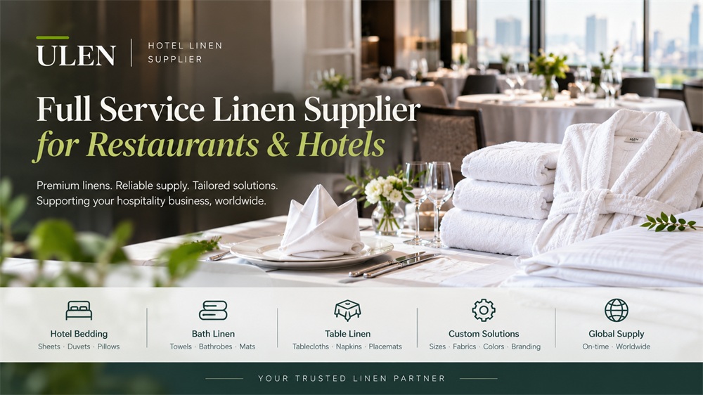 Full-Service Linen Supplier for Restaurants & Hotels - Ulen Mytoucher