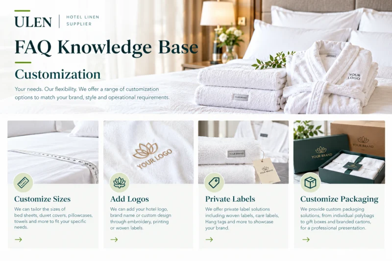 Ulen hotel linen Customization & Specifications