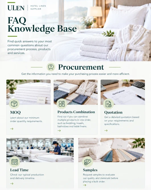 Ulen hotel linen customization solutions for hospitality and resorts