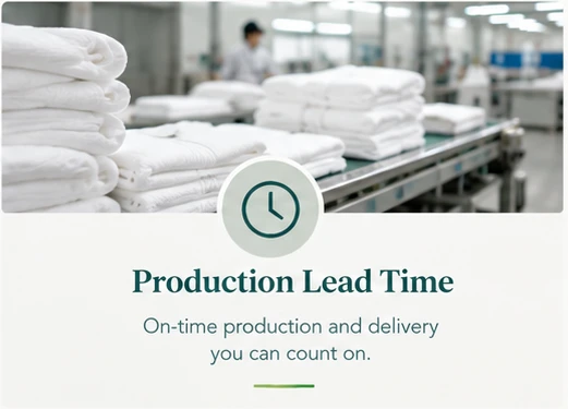 Ulen hotel linens Production Lead Time